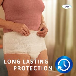 TENA Pants Super - Абсорбиращо еднократно бельо, 7 капки (2200 мл), Размер S,12 бр./пак.